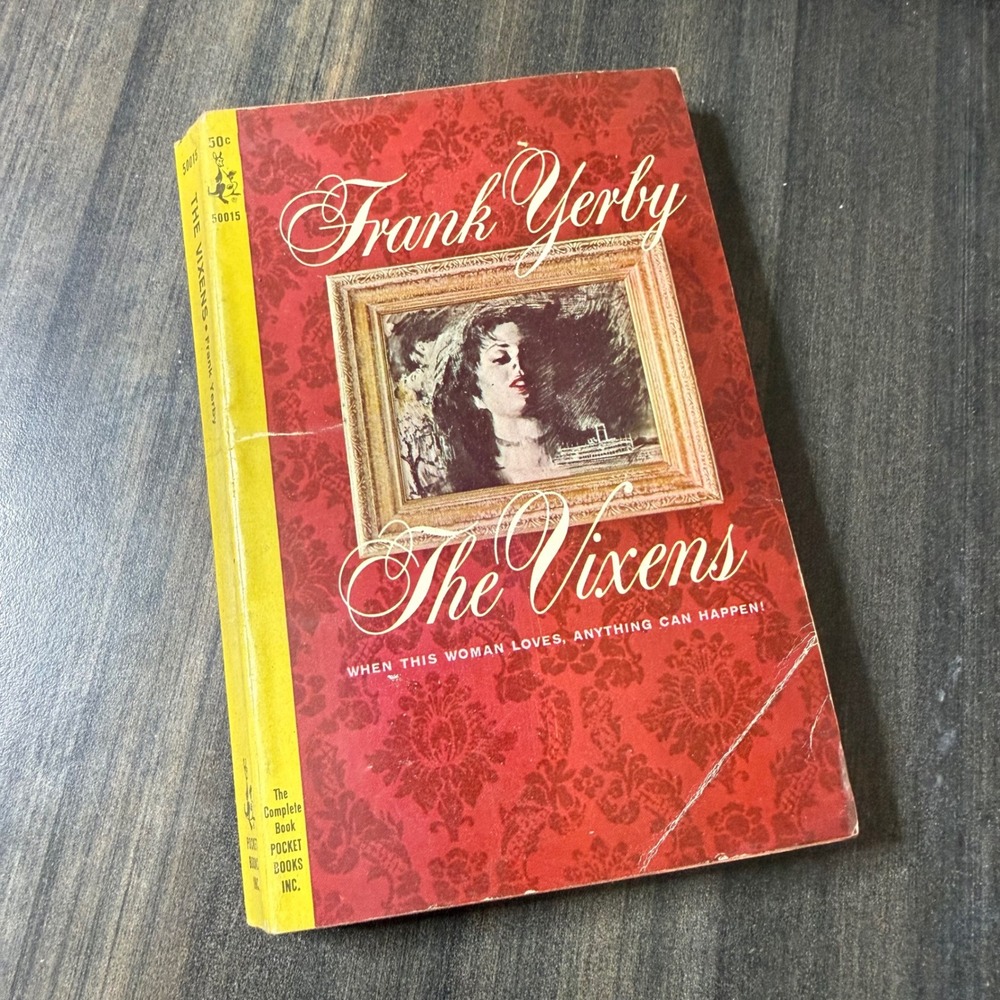 Vintage The Vixens Frank Yerby Pocket Books 50015 Paperback Historical Romance